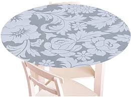 On sale for $19.99 original price $25.95 $ 19.99 $25.95. Amazon Com Home Goods Round Fitted Vinyl Tablecloth Washable Reusable And Spill Proof Tablecloth With Elastic E Table Cloth Vinyl Tablecloth Round Table Cloth