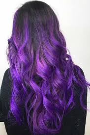 35 Unique Purple And Black Hair Combinations With Images Purple Balayage Balayage Hair Purple Balayage Hair