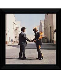 Pink Floyd Wish You Were Here Framed Album Cover Iconic Album Covers Pink Floyd Album Covers Pink Floyd Albums