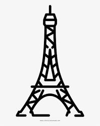 Students can color a picture of the eiffel tower. Eiffel Tower Coloring Page Eiffel Tower Drawing Png Image Transparent Png Free Download On Seekpng
