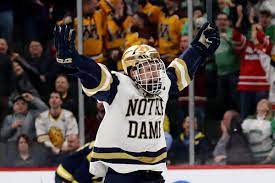 Writer, producer, director, motion graphics, editor, and sound design. Notre Dame Hockey Jake Evans Andrew Oglevie Sign Professional Contracts One Foot Down