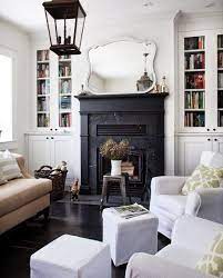 14 Seaside Chic Decorating Finds Living Room With Fireplace Living Room Furniture Layout Vintage Modern Living Room