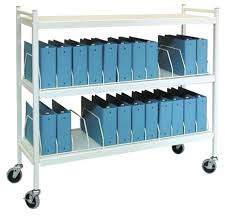 Medical Chart Rack Economy Mobile Capacity Wall Racks