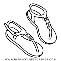 Lebhafte und verspielte tierformen zum ausmalen. Sandalen Ausmalbilder Ultra Coloring Pages