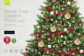 Christmas Tree Creator Mock Up Colorful Christmas Tree The Creator Christmas Graphics