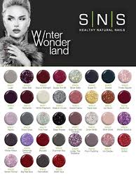 details about sns nail gelous winter wonderland collection