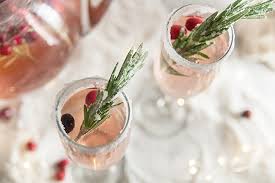 Best champagne christmas drinks from christmas pear champagne cocktail • salt & lavender. Christmas Cranberry Champagne Cocktails Seasoned Sprinkles