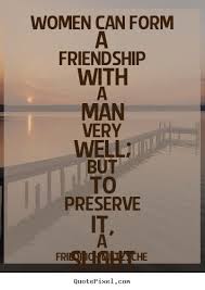Check spelling or type a new query. Quotes About Man Woman Friendship 28 Quotes