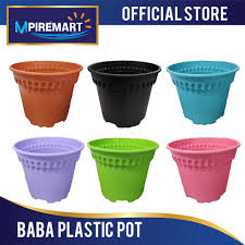 Takda lah kes tertinggal setangkai bunga. Baba Rd 150 Plastic Flower Pot Pasu Bunga Plastik 1 Pcs