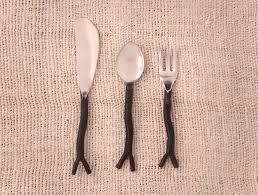 I don't know but i think we can use whatever we want. Appetizer Fork Knife And Spoon Set New Hampshire Bowl And Board
