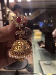 October 2015 Page 11 Of 26 South India Jewels Gold Jewellery Design Necklaces Beaded Necklace Designs Gold Bridal Earrings