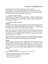 Mengaitkan informasi baru dengan informasi yang telah. Materi Teori Reading