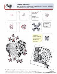 After having drawn these patterns, you should be able to draw different kinds of zentangles ® or doodles : Zentangle Pattern E Book Step Out In Style Volume 1 Etsy