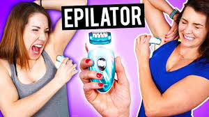 Then play waxer and rip it off in the. Ladies Try An Epilator For The First Time Body Hair Removal Youtube