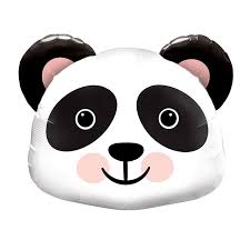 Ballon Tete De Panda 77 Cm Panda Ballon Et Anniversaire Noir Et Blanc
