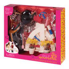 Description:chilly days at the stables will be a little bit cuter when you cozy up to a new friend, the our generation fjord norwegian foal! Equestrian Style Set Doll Horse Accessories Our Generation