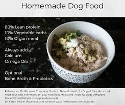 basic foundation for homemade dog food