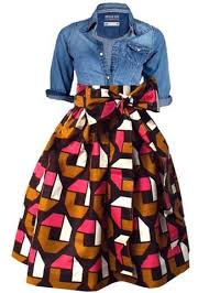 Black And White African Print Skirt Chioma African Print High Waist Full Skirt Brown Pink African Fashion Skirts African Skirts African Print Skirt