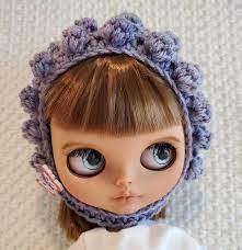 Purple Fairy Hat for Doll Styling Button Chin Strap for - Etsy