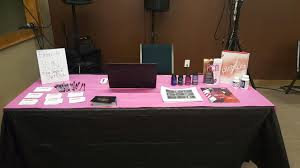 My Plexus Vendor Booth It Cost Me 5 To Put This Booth Together Black Pink Table Cloths From Dollar General Two Pa Plexus Products Pink Table Vendor Booth