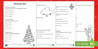 Jan 2, 2013 | total attempts: Christmas Quiz Year 3 Worksheets Trivia Christmas