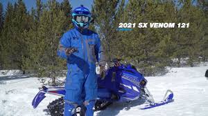 The sx venom is the perfect step up for younger riders too big for a snoscoot or new riders looking to get into snowmobiling at an affordable price point! 2021 Yamaha Sx Venom 121 Youtube
