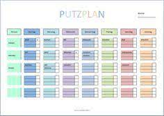 Egal ob du alleine wohnst, in einer wg oder mit deiner familie: Putzplan Zum Ausdrucken Pdf Word Putzplan Planer Haushalts Ordner