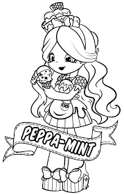 Check spelling or type a new query. Peppa Mint Shoppies Coloring Pages Shopkin Coloring Pages Shopkins Colouring Pages Cartoon Coloring Pages
