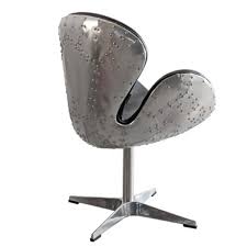 Weitere ideen zu sessel, schreibtisch, tisch. Luxus Art Deco Schreibtisch Stuhl Echtleder Schwarz Aluminium Drehstuhl Drehsessel Chefsessel Air Wing Flugzeug Vintage Sessel Stuhl