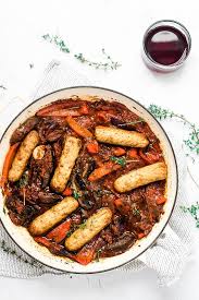 Hearty, healthy, and packed with flavor! Vegan Sausage Casserole With Roasted Vegetables Happy Veggie Kitchen