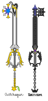 Wallpapers for > kingdom hearts keyblade wallpaper hd oathkeeper. Oathkeeper And Oblivion By Rockbandzero On Deviantart