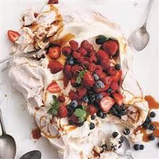 Summer Berry Pavlova Roulade Recipe Delicious Magazine Recipe Pavlova Food Caramel Recipes