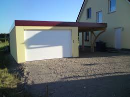 Shop metal garages by photo, or customize your own with our garage building designer. Garagen Carport Kombination Als Fertiggarage