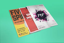 We've got an extensive library of free images we'll make sure your flyers look as great in person as they do on your screen. 20 Bold Flyer Ideas