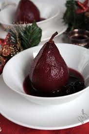 Poires Pochees Au Vin Epice Menu De Noel Vegetarien Repas De Noel Vegetarien Repas Noel Vegetarien