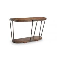 Add seating to any room with the yukon coffee table set. Yukon Demilune Sofa Table Magnussen Furniture Cart