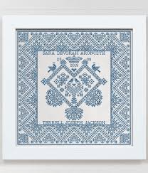 Traditional greek symbols, letters and numbers. The Crowned Heart A Wedding Sampler Pdf Pattern Modern Folk Embroidery