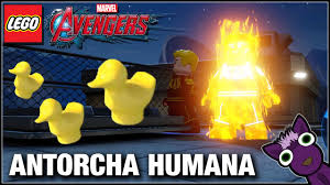 Ver más ideas sobre antorcha humana, marvel, marvel cómics. Lego Marvel Vengadores Antorcha Humana Original Y Patitos De Goma Youtube