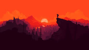 Download Explorer Sunset Valley Digital Art Wallpaper For Screen 3840x2160 4k Uhd 16 9 Widescreen Art Wallpaper Illustration Art Minimalist Wallpaper