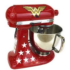 Kitchenaid white and gold appliances. Wonder Woman Sticker Set For Kitchenaid Stand Mixers Metallic Gold Logos W White Stars Mixer Not Included Decals Only Walmart Com Walmart Com