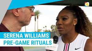 The leopard print style was called the serena dress. Serena Williams And Her Pre Game Rituals Stachi Meets Mytennis Youtube