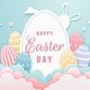 Perayaan paskah selalu diindetikkan dengan telur dan kelinci paskah. 1