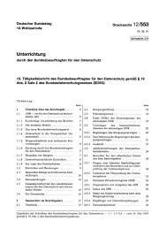 Maybe you would like to learn more about one of these? 13 Tatigkeitsbericht Des Bundesbeauftragten Fur Den Datenschutz