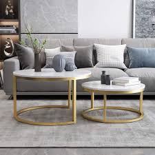 Mahogany is widely available domestically. Coffee Tables Nesting Table For Living Room End Side Tables And Accent Cocktail Table Marble Pattern Mdf Material Durable Round Nesting Table Set Set Of 2 Gold Buy Online In Andorra At