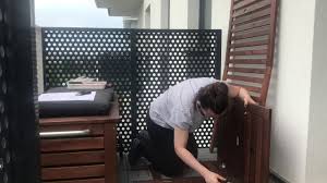 So bring that furniture out of the. Our Balcony Makeover With Ikea Runnen Applaro Youtube