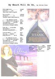 Música de películas — titanic (en español). English Exercises Celine Dion My Heart Will Go On