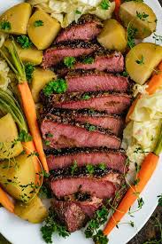 Slow Cooker Corned Beef With Sweet Mustard Glaze Host The Toast Recipe In 2020 Corned Beef Corn Beef Brisket Recipe Slow Cooker Corned Beef