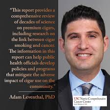 Dr. Adam Leventhal, member of the USC Norris Cancer Control Research  Program, served as a committee member