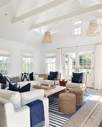 15 Decorating Ideas For A Chic Family Room Coastal Decorating Living Room Coastal Living Rooms Coastal Living Room