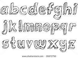 Stock Photo Grungy Hand Drawn Lowercase Alphabet Font Letters 26872750 Jpg 450 335 Lettering Alphabet Fonts Hand Lettering Alphabet Lettering Alphabet